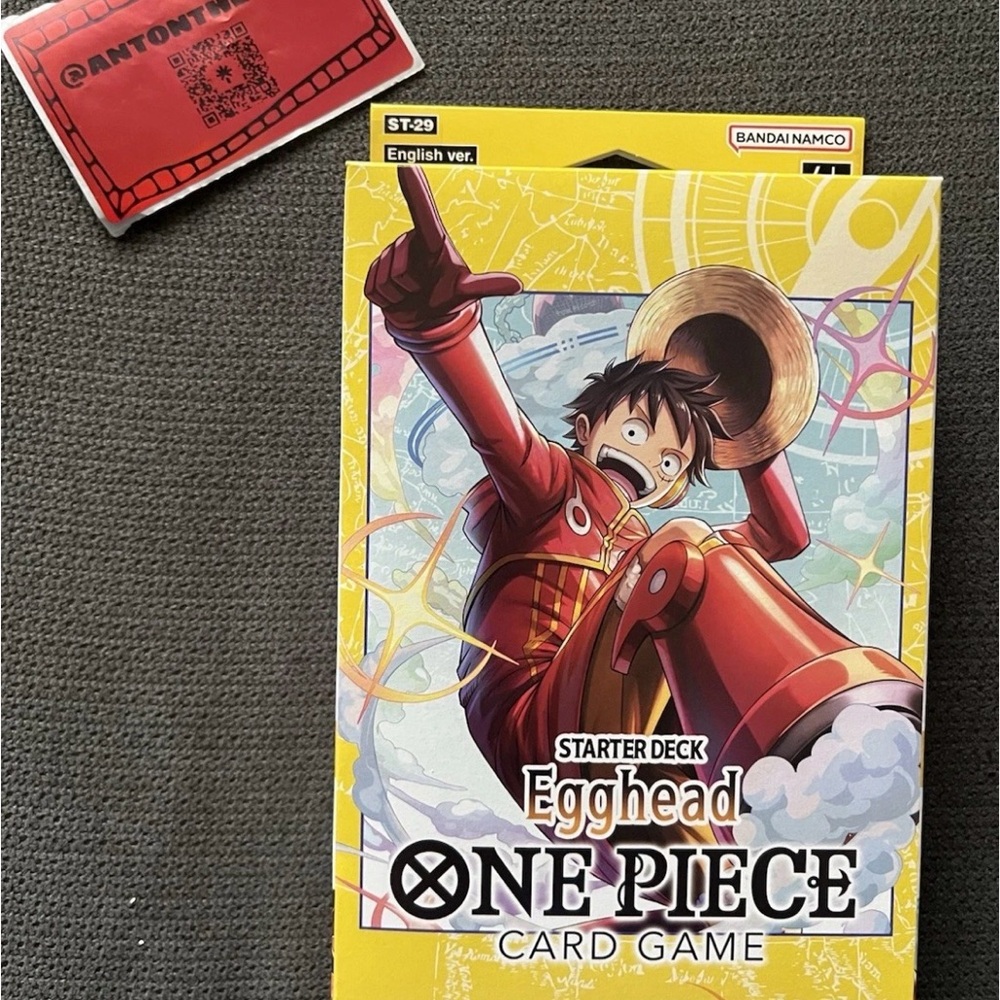 ONE PIECE Card Game: EGGHEAD Starter Deck ST-29 - In Hand Ready To Ship!